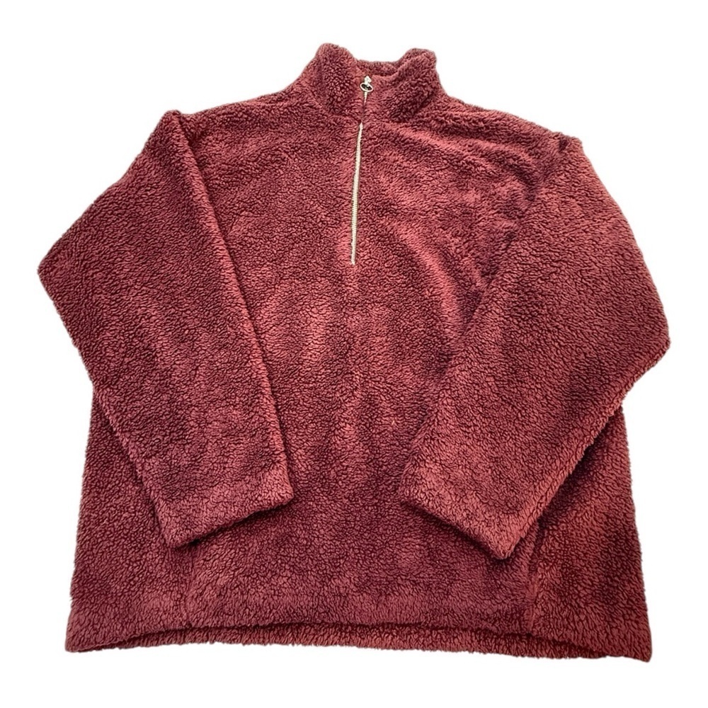 Express Sherpa Fleece Pullover Sweatshirt Hoodie Size XS